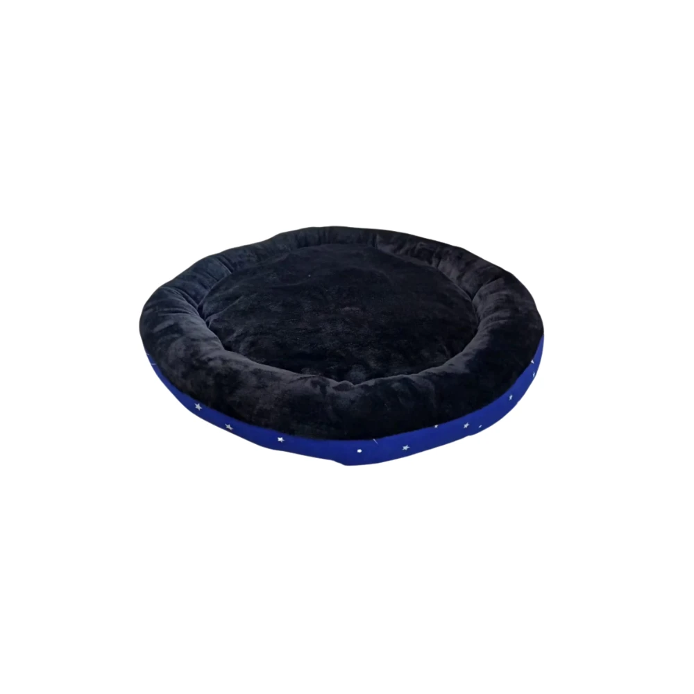 blue round mattress