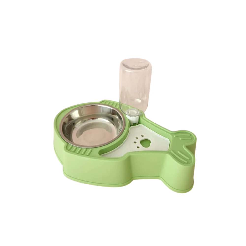Food bowl with a bottle (fish)