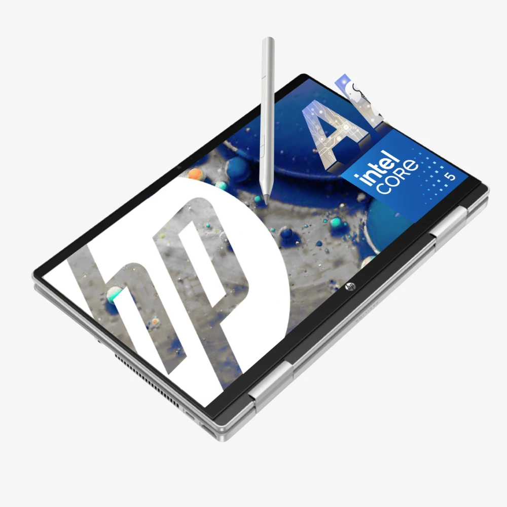 HP Pavilion x360 NEW HP Pavilion x360 2-in-1 Laptop 14-ek2006ne Intel Core 5-120U 5 GHz 2-in-1 16GB DDR4, 14.0" FHD (1920 x 1080), IPS, Micro-Edge, 250 nits Touch Screen, Windows 11 Home - Silver