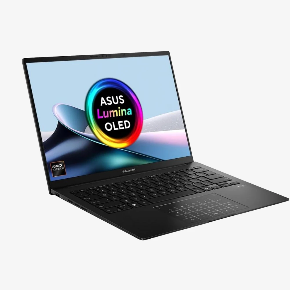 Laptop ASUS Zenbook 14 OLED Light Weight Laptop, AMD Ryzen™ AI 7 350 Processor up to 5.0GHz, 3K (2880 x 1800) OLED - Jade Black Windows 11 Home