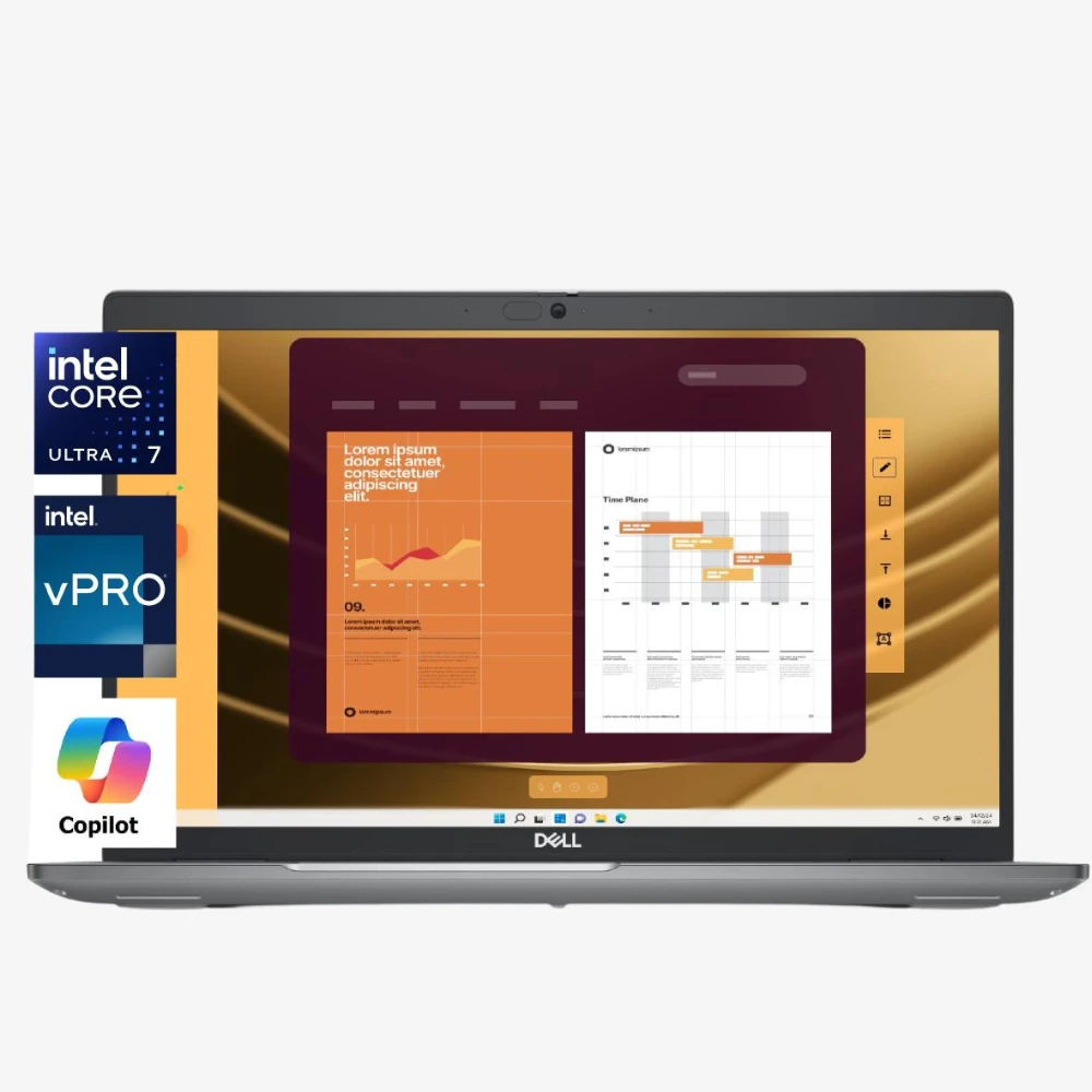 New Laptop Dell Latitude 5550 15 (2024) Intel Core Ultra 7 165U vPro 12-Core AI-Powered 16GB DDR5 (Customized) A New Era of Battery Management & Enhanced Performance - 3 Years Warranty