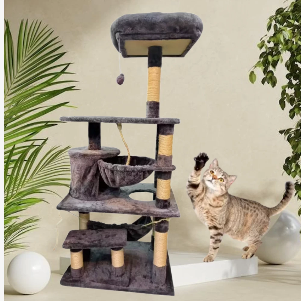 Medium Grey 3 Tier Scratcher