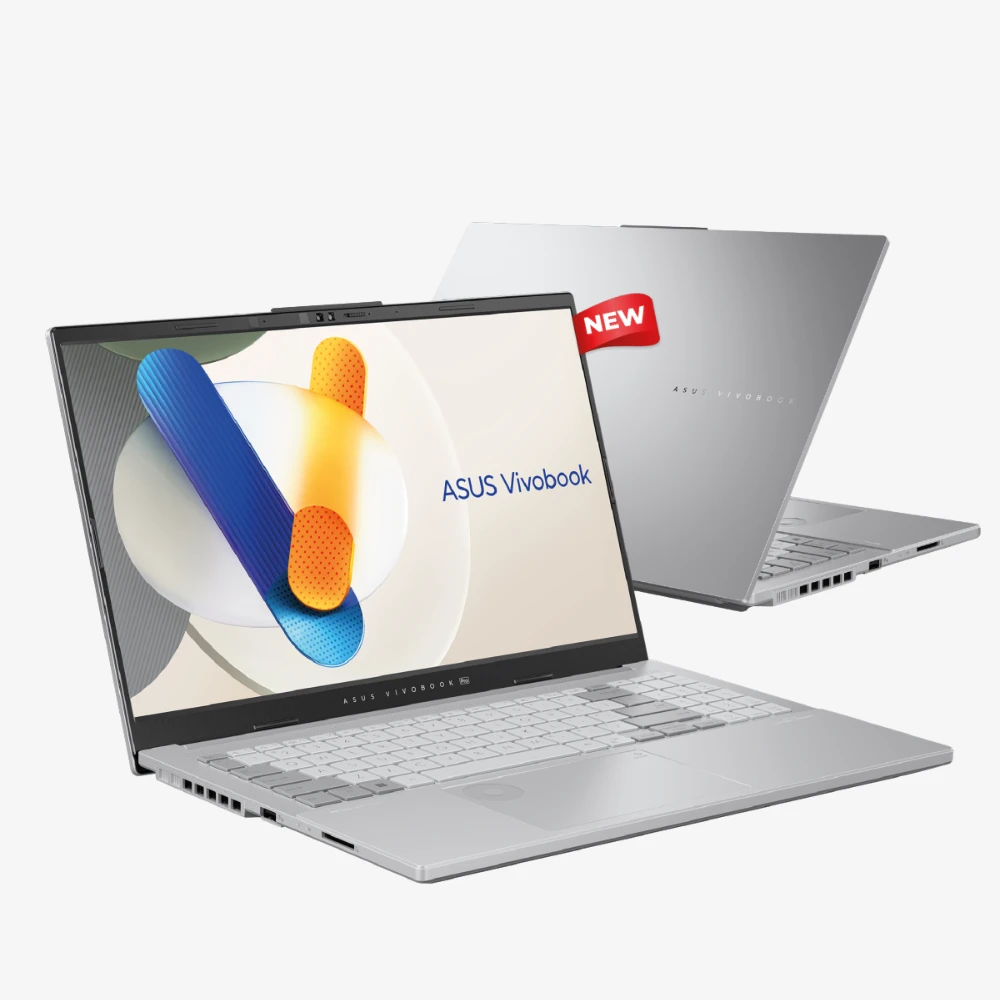ASUS Vivobook Pro 15 OLED (2024), AI Ready, 15.6” 3K 120Hz OLED Laptop, Intel Core Ultra 7 155H, NVIDIA GeForce RTX™ 4050, 1TB SSD, Cool Silver