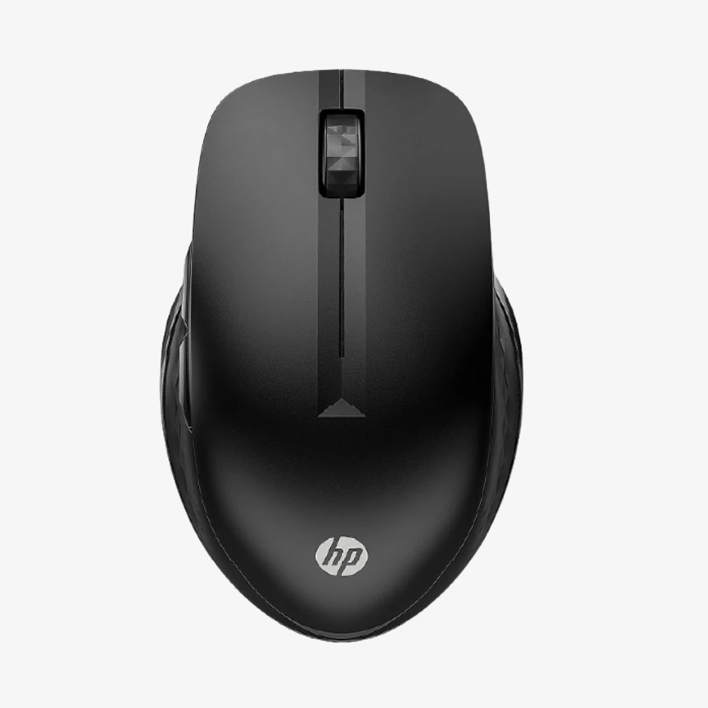 HP 430 Multi-Device Wireless Mouse Dual Bluetooth 5.2 & 2.4 GHz USB Receiver Dongle - 4000 DPI Cursor Tracking, 4 Customizable Buttons